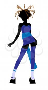 Royalty Free Clipart Image of an Asian Girl