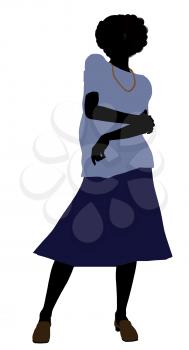 Royalty Free Clipart Image of a Grandma