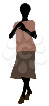 Royalty Free Clipart Image of an Older Woman