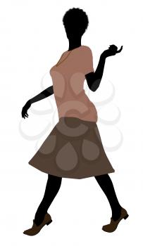 Royalty Free Clipart Image of an Older Woman