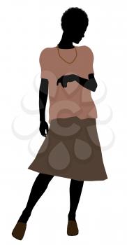 Royalty Free Clipart Image of an Older Woman