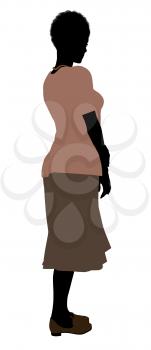 Royalty Free Clipart Image of an Older Woman