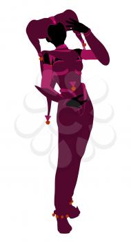 Royalty Free Clipart Image of a Jester