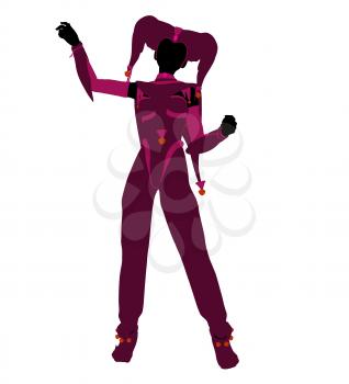 Royalty Free Clipart Image of a Jester