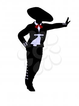 Royalty Free Clipart Image of a Mariachi Man