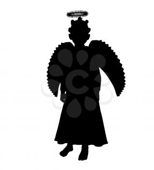 Royalty Free Clipart Image of an Angel