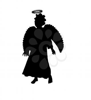 Royalty Free Clipart Image of an Angel