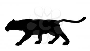 Royalty Free Clipart Image of a Panther