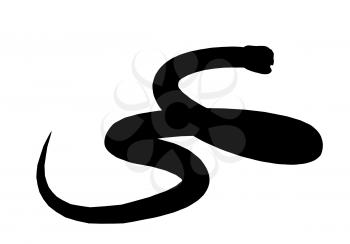 Royalty Free Clipart Image of a Snake