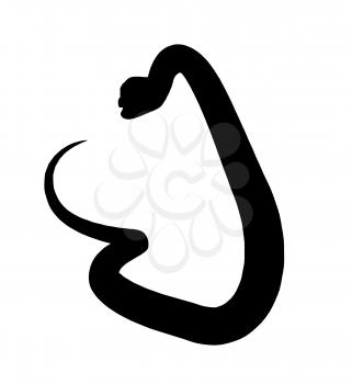 Royalty Free Clipart Image of a Snake