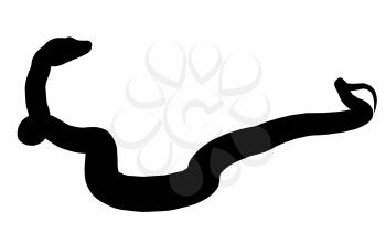 Royalty Free Clipart Image of a Snake