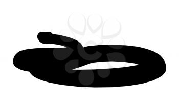 Royalty Free Clipart Image of a Snake