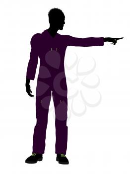 Royalty Free Clipart Image of a Man