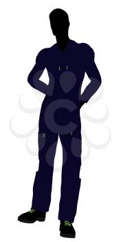 Royalty Free Clipart Image of a Man