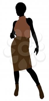 Royalty Free Clipart Image of a Woman