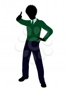 Royalty Free Clipart Image of a Boy