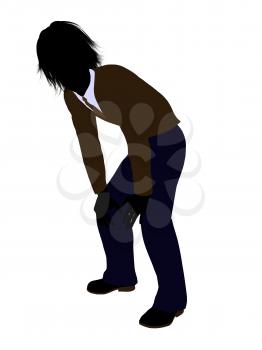 Royalty Free Clipart Image of a Boy