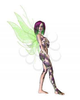 Royalty Free Clipart Image of a Fairy