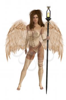 Royalty Free Clipart Image of an Angel