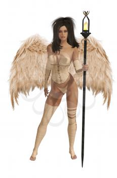 Royalty Free Clipart Image of an Angel