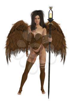 Royalty Free Clipart Image of an Angel