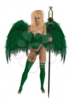 Royalty Free Clipart Image of an Angel