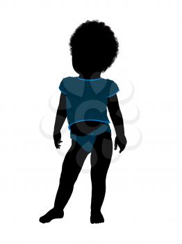 Royalty Free Clipart Image of a Baby