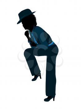 Royalty Free Clipart Image of a Dancer