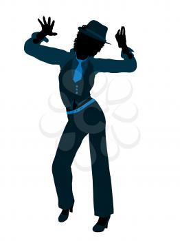 Royalty Free Clipart Image of a Dancer