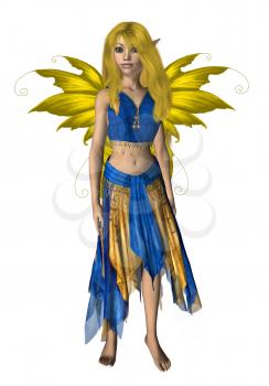 Royalty Free Clipart Image of a Fairy