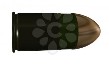 Royalty Free Clipart Image of a Bullet