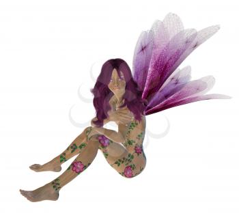 Royalty Free Clipart Image of a Fairy