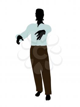 Royalty Free Clipart Image of Frankenstein