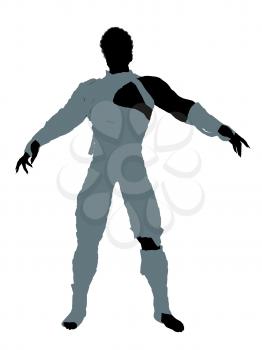 Royalty Free Clipart Image of a Male Mummy