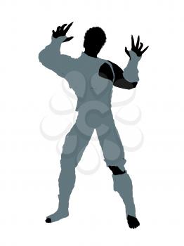 Royalty Free Clipart Image of a Male Mummy