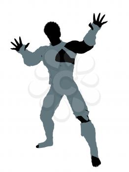 Royalty Free Clipart Image of a Male Mummy