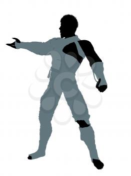 Royalty Free Clipart Image of a Male Mummy