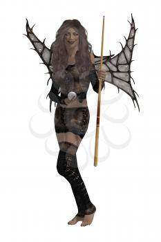 Royalty Free Clipart Image of a Fairy