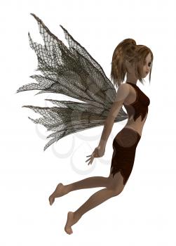 Royalty Free Clipart Image of a Fairy