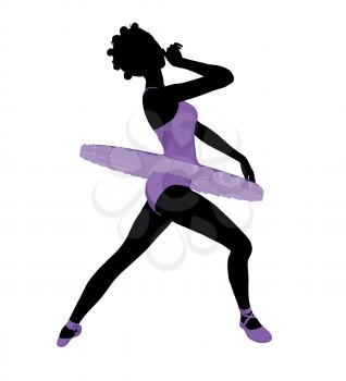 Royalty Free Clipart Image of a Ballerina