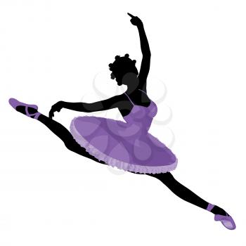 Royalty Free Clipart Image of a Ballerina