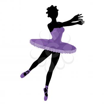 Royalty Free Clipart Image of a Ballerina