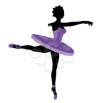 Royalty Free Clipart Image of a Ballerina