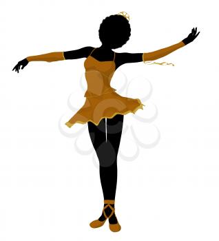 Royalty Free Clipart Image of a Ballet Dancer