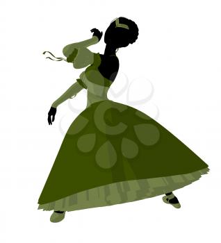 Royalty Free Clipart Image of a Ballerina