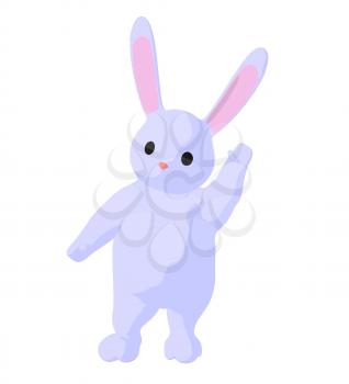 Royalty Free Clipart Image of a Bunny