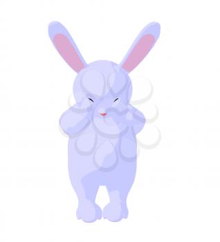 Royalty Free Clipart Image of a Bunny