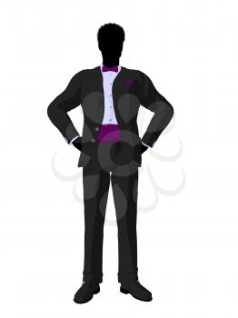 Royalty Free Clipart Image of a Bridegroom