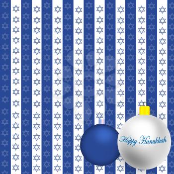 Royalty Free Clipart Image of a Hanukkah Background