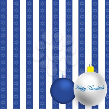 Royalty Free Clipart Image of a Hanukkah Background